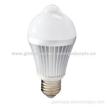 IP45 body induction 6W LED bulb